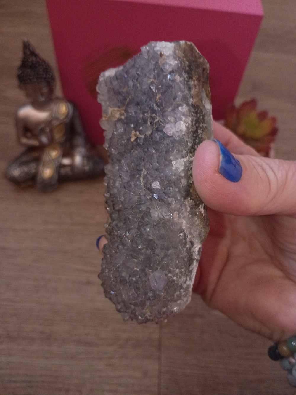 Black Amethyst Crystal Cluster From Brazil - Picture 3 of 10